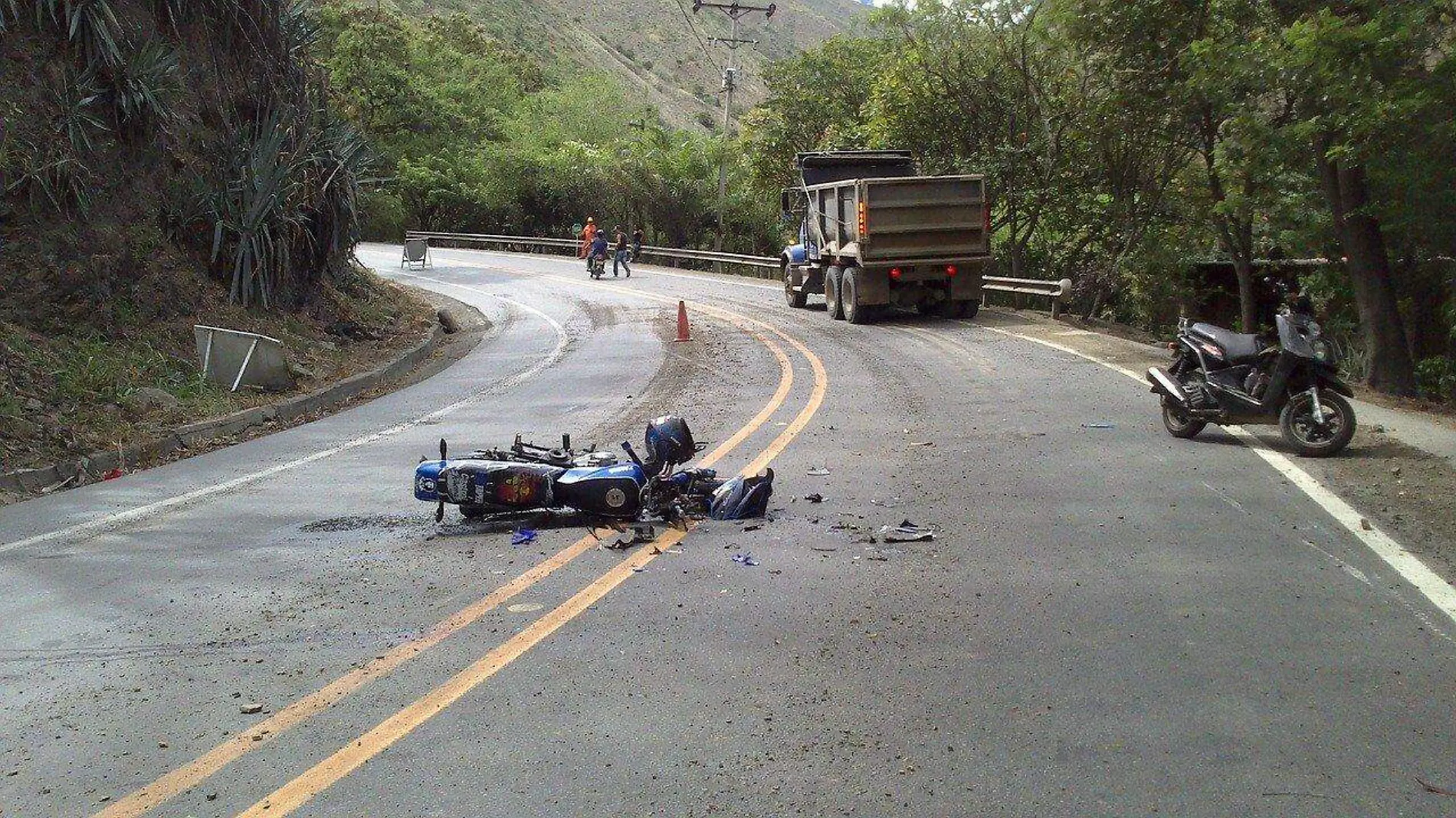 Accidente motociclista